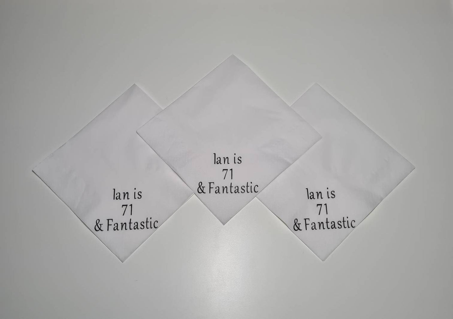 White Personalised napkins, party supplies, custom napkins, wedding napkins, serviettes, birthday, christening, anniversary, bar mitzvah