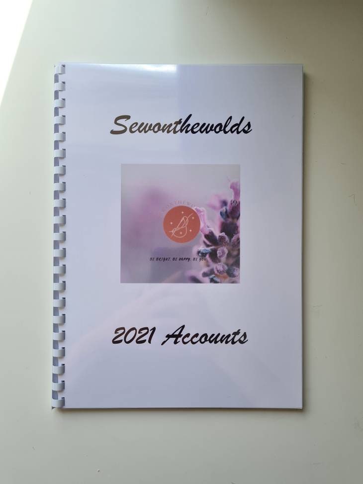 Personalised business accounts book, logo accounts book, small business tracker, custom accounts book, small business stationery,