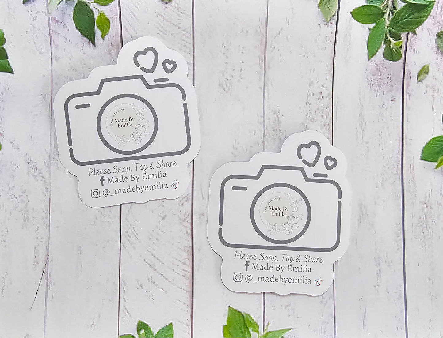 Snap, Tag & Share cards