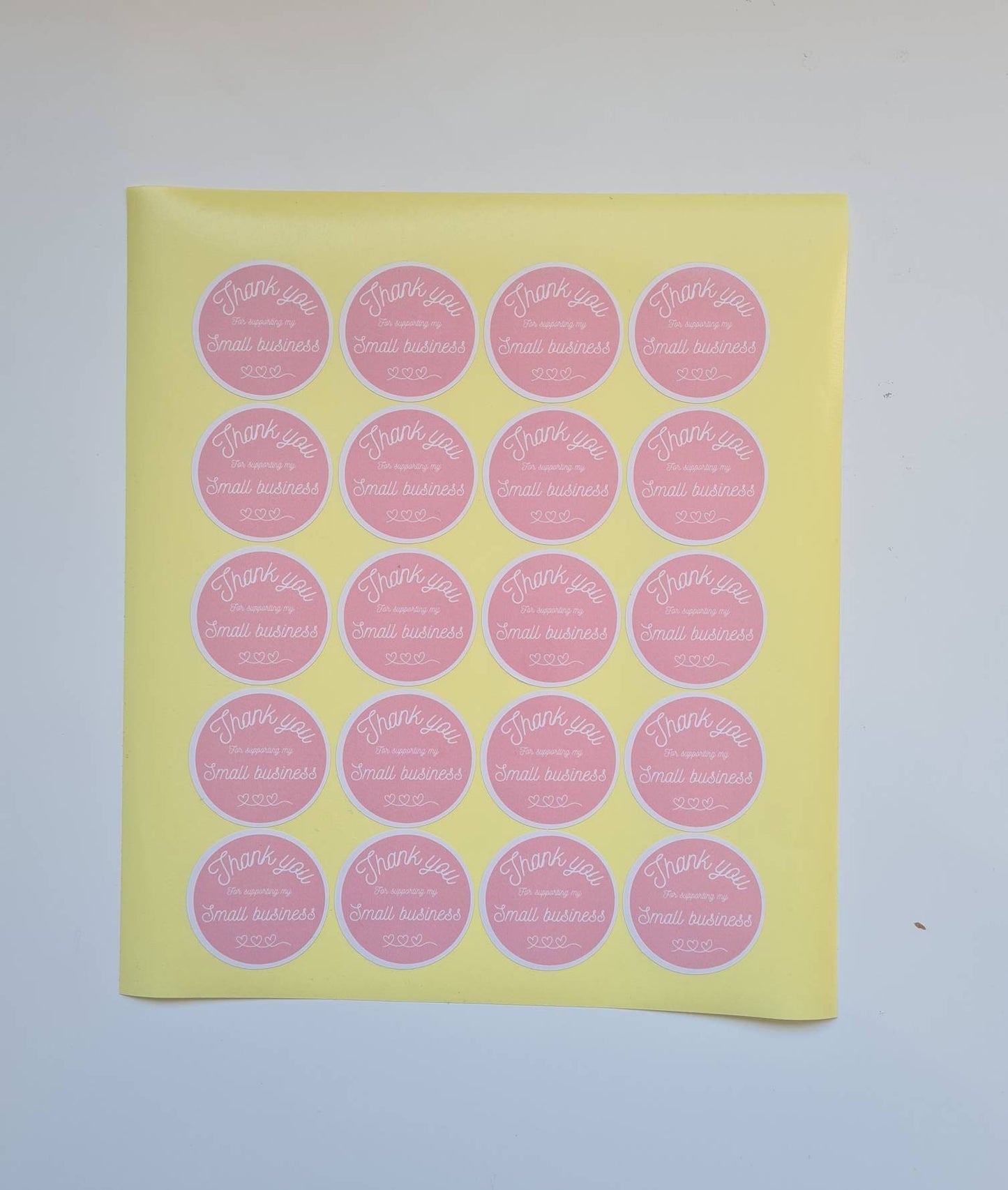 Glossy or matt thank you stickers, small business tools, small business stickers, packaging stickers, handmade stickers