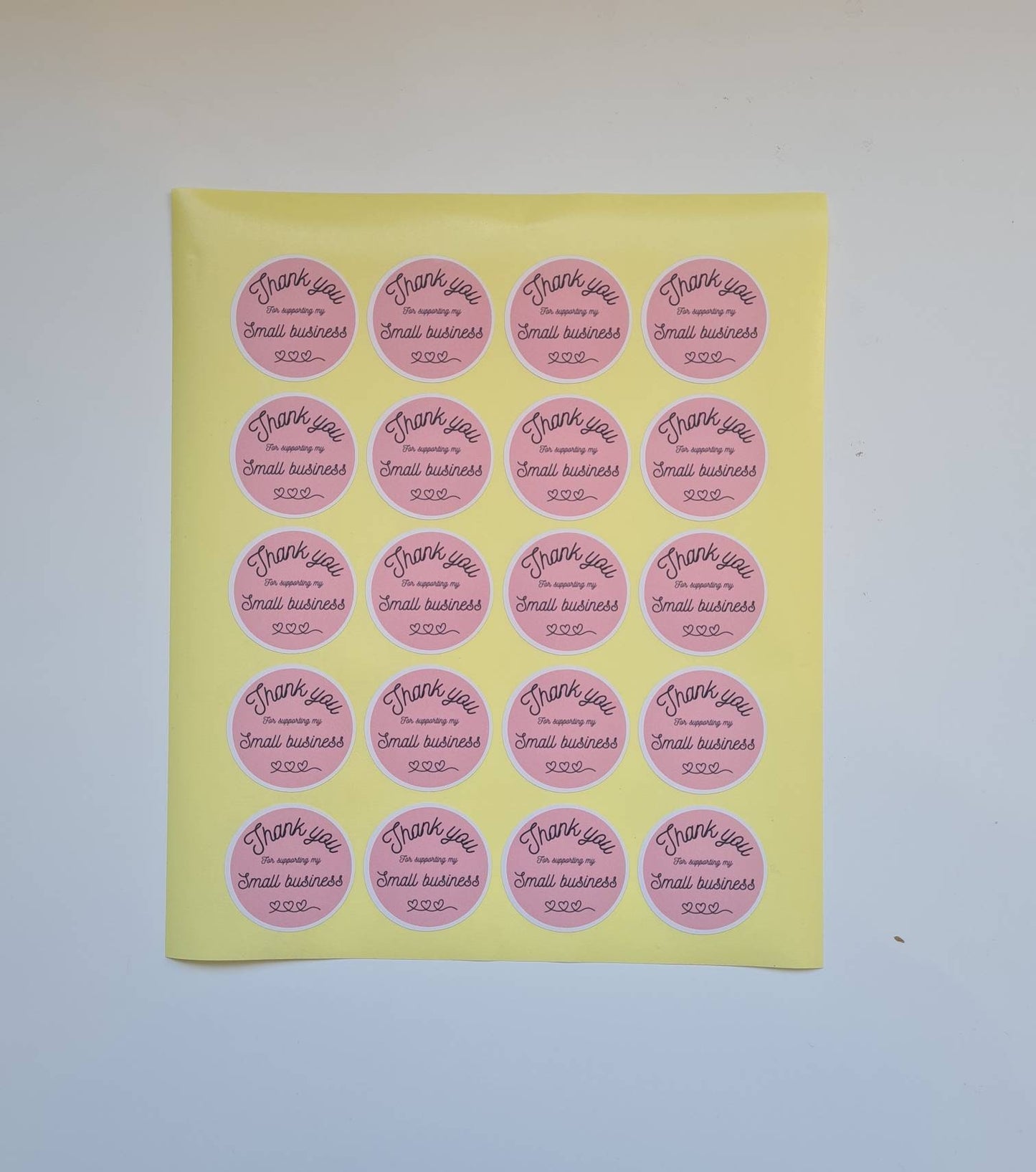 Glossy or matt thank you stickers, small business tools, small business stickers, packaging stickers, handmade stickers