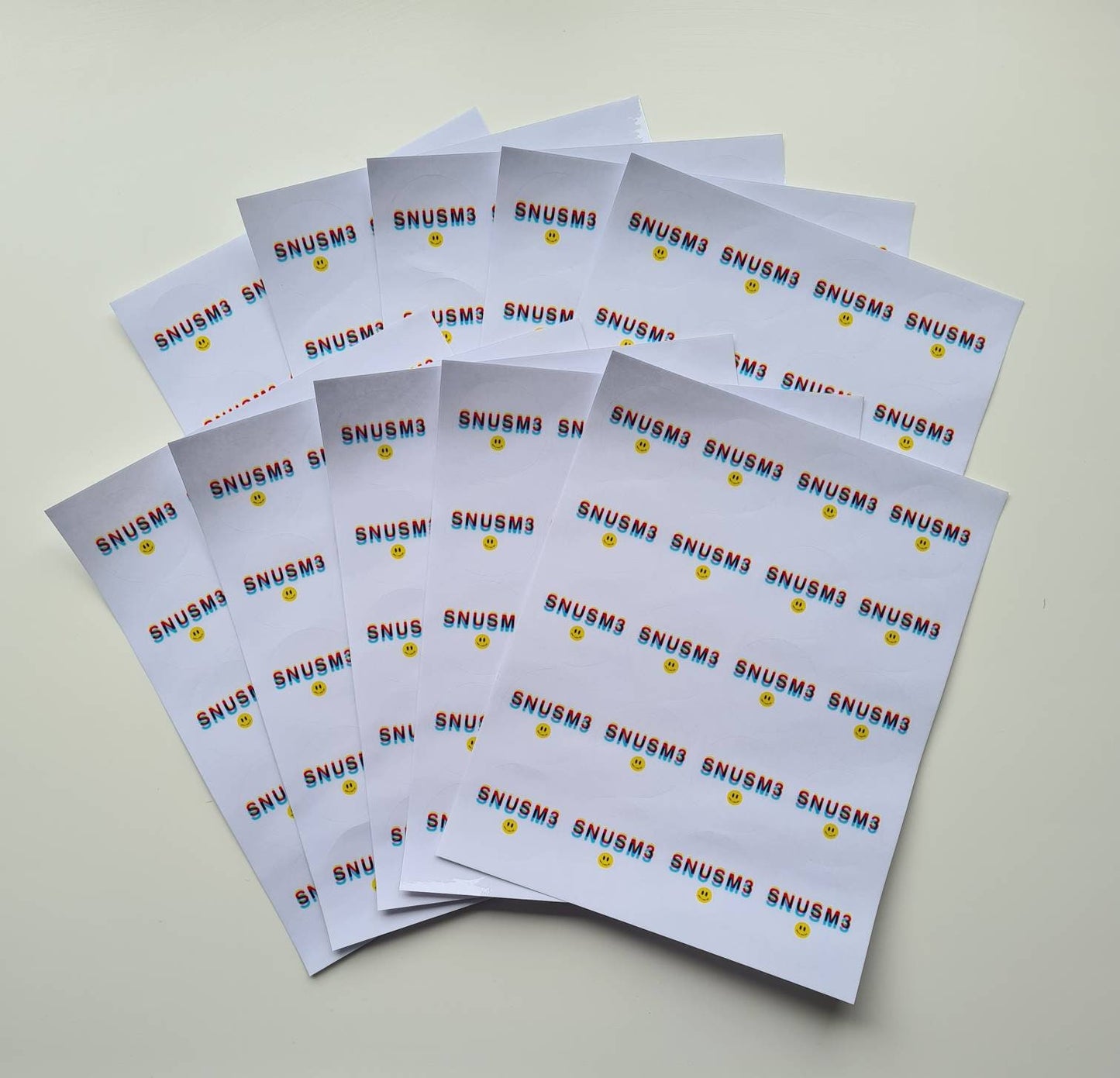 Transparent Personalised logo stickers, own logo, small business tools, see-through, translucent stickers, clear stickers