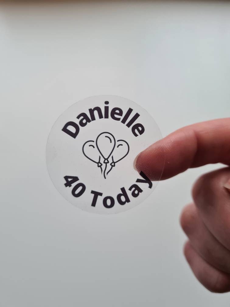 Transparent Personalised logo stickers, own logo, small business tools, see-through, translucent stickers, clear stickers