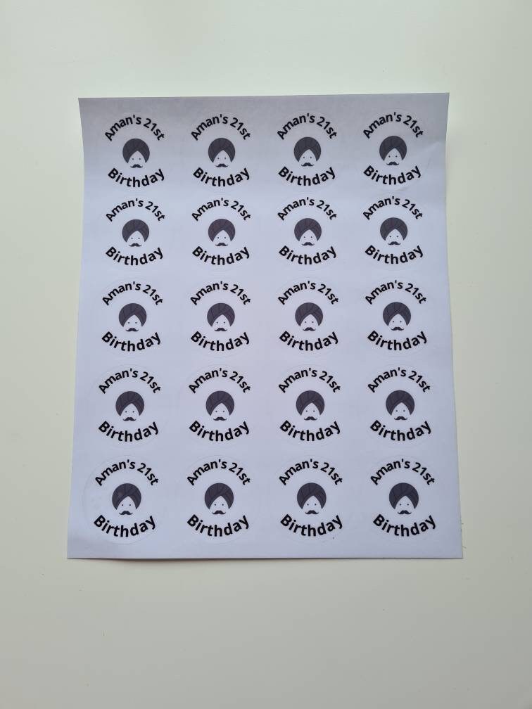 Transparent Personalised logo stickers, own logo, small business tools, see-through, translucent stickers, clear stickers