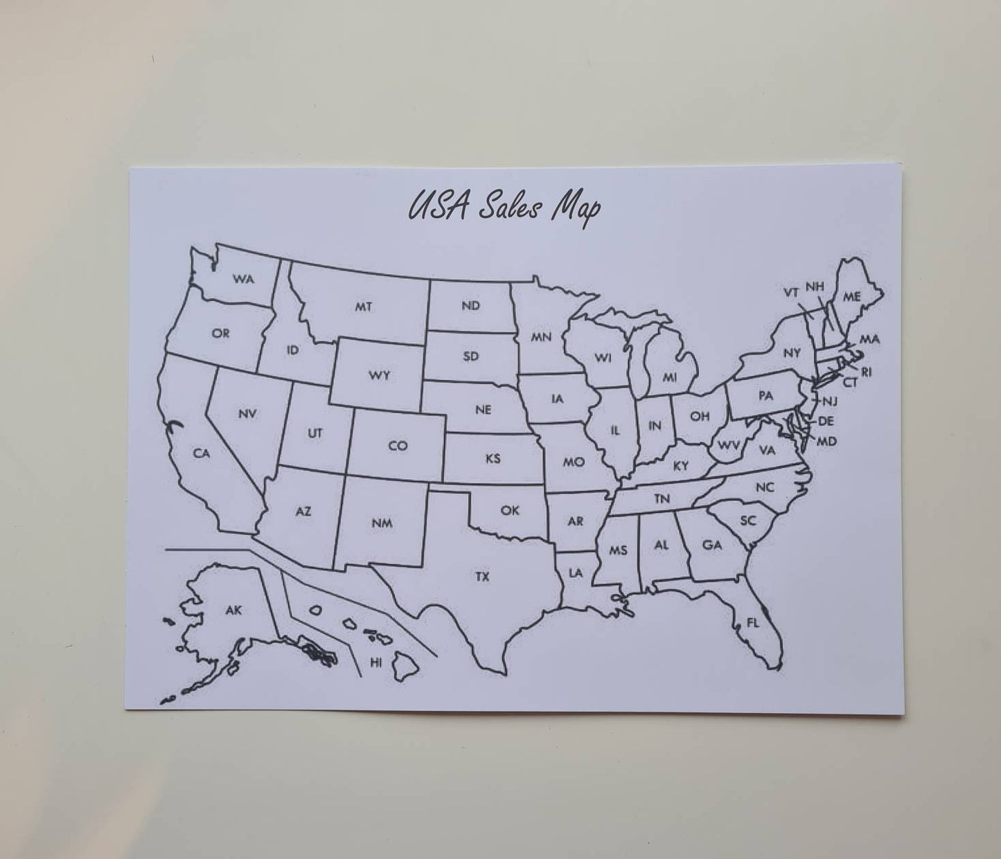 Printed Postcode map, small business, track your orders, hard copy, small business tracker, order tracker, tiktok videos, DIY map, UK, USA