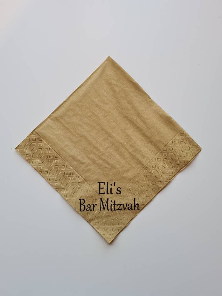 Personalised napkins, party supplies, custom napkins, wedding napkins, serviettes, birthday, christening, anniversary, bar mitzvah
