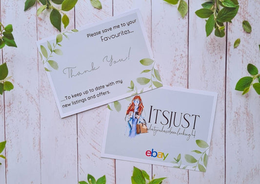 Custom thank you cards, Personalised with own logo and information, small business tools, custom made, thank you message