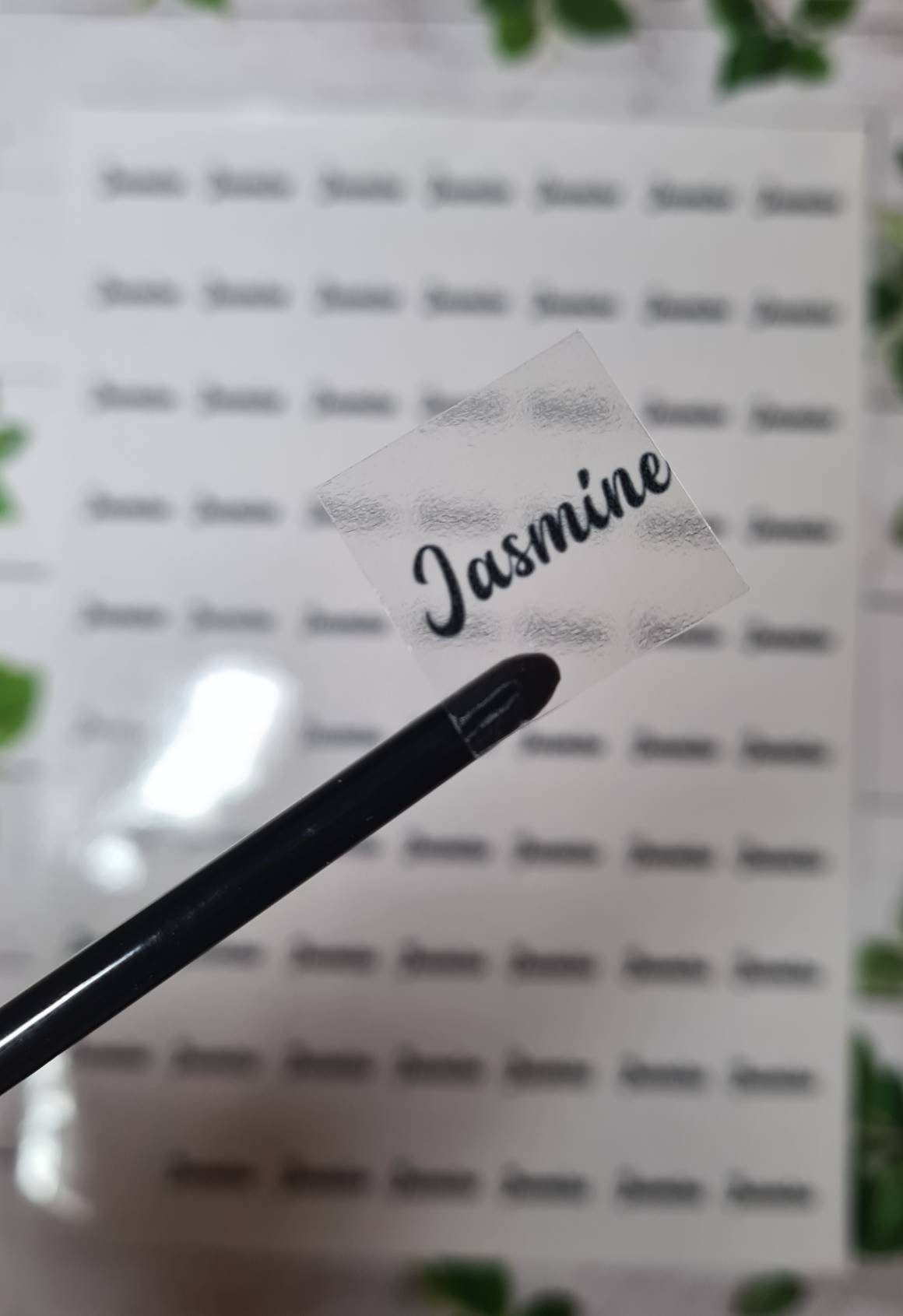 Transparent custom product flavour stickers, small business tools, see-through, translucent stickers, clear stickers, foil stickers