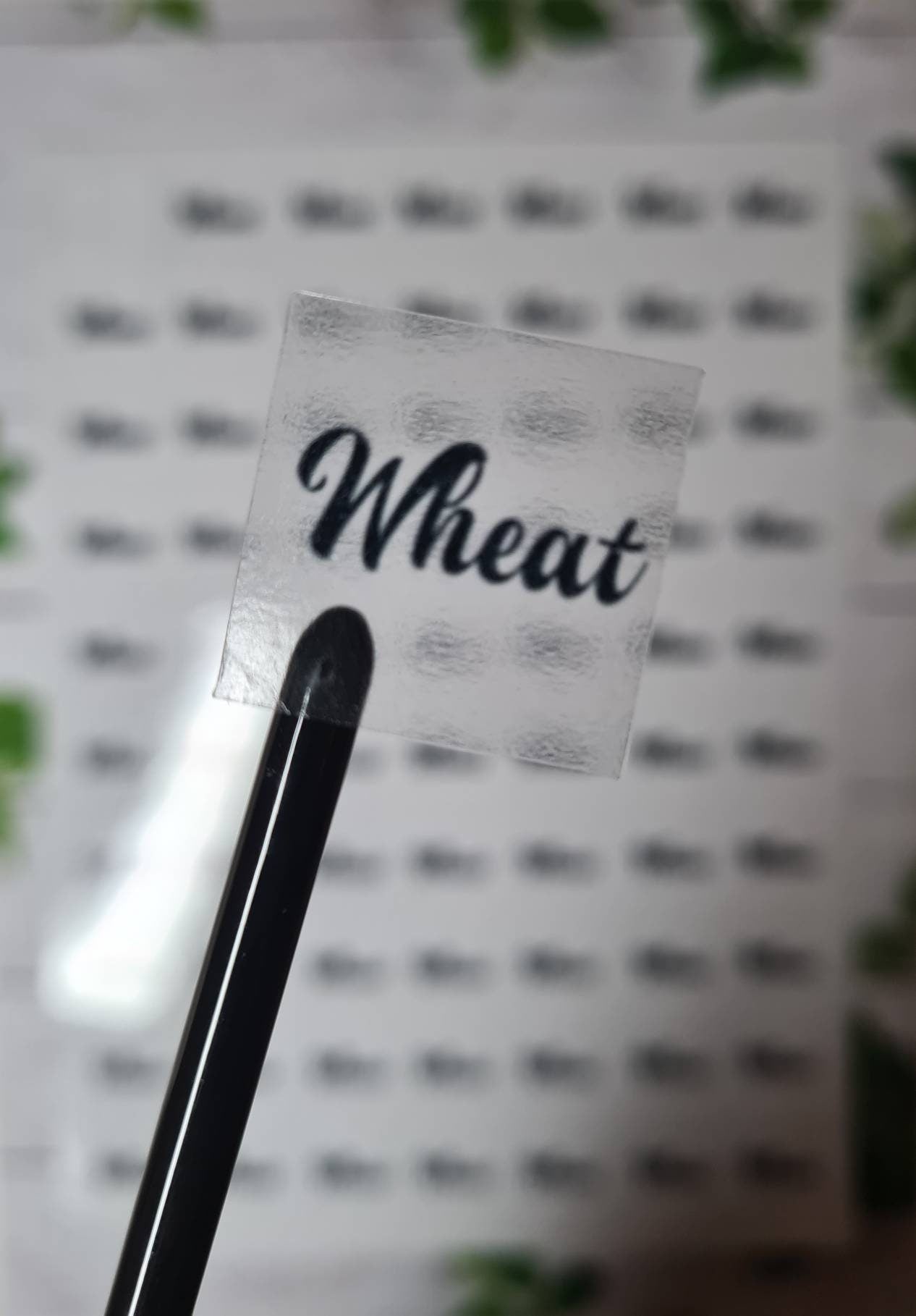 Transparent custom product flavour stickers, small business tools, see-through, translucent stickers, clear stickers, foil stickers