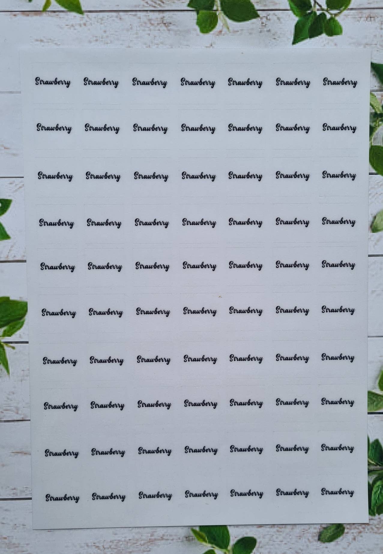 Transparent custom product flavour stickers, small business tools, see-through, translucent stickers, clear stickers, foil stickers